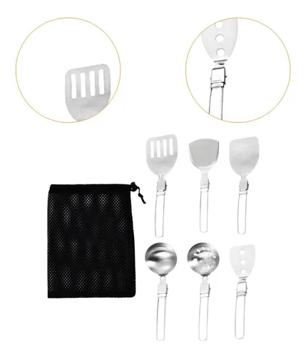 Juego De Utensilios De Cocina Para Acampar, Utensilios De Co