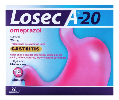 Losec A Cápsula 20 Mg, 14 Cápsulas