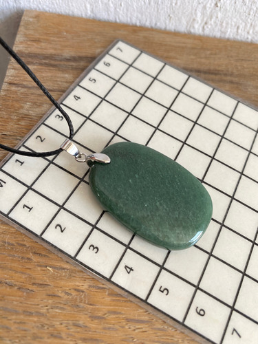 Dije De Aventurina Verde Amuleto Piedra De La Salud