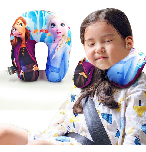 Frozen Almohada Viaje Niñas Descanso Diseño Infantil Disney