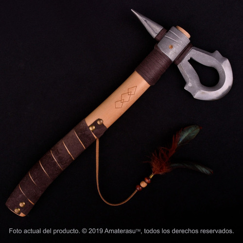 Imagen 3 de 10 de Hacha Tomahawk Assassin's Creed De Connor + Exhibidor
