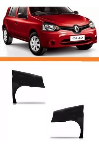 Paralama Renault Clio 2013 2014 2015 Novo Par