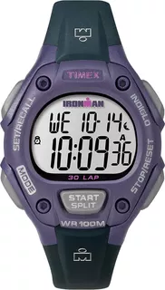 Reloj Mujer Timex Ironman 34 Mm Wr 100 M Tw5m160009j