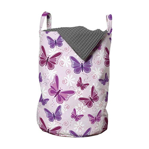 Bolsa De Lavandería Mariposas, Diseño De Mariposas Vo...