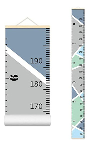 Tabla De Crecimiento Para Niños, Marco De Madera, Tela,