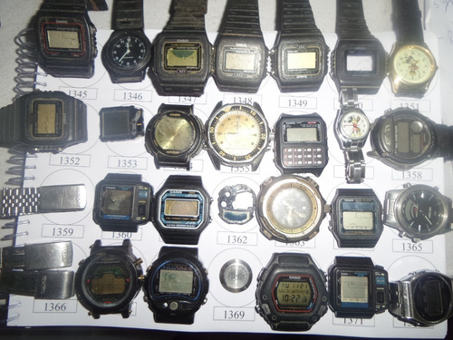 Lote 5 Sucatas Casio E Outros- Máquina Do Tempo