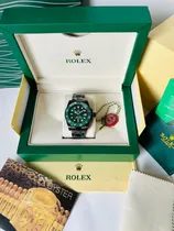 Comprar Reloj Pulsera Rolex Submariner Fondo Verde Negro Verde Oscuro Verde Oscuro