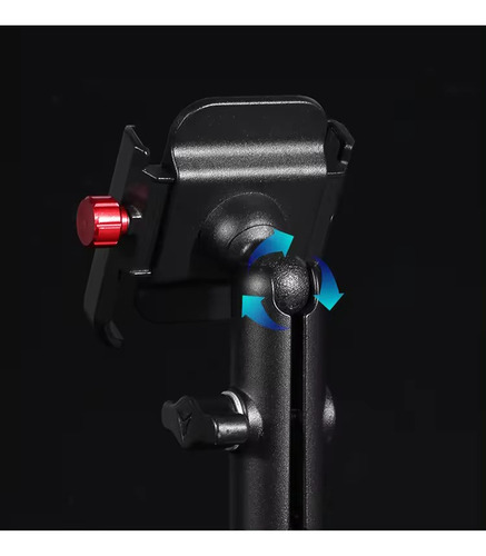 Soporte Porta Celular Aluminio Para Motos Manillar Motowolf