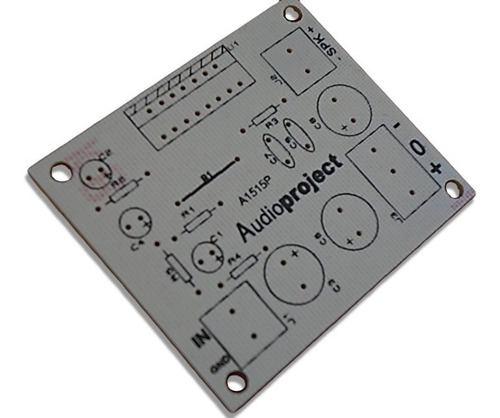 Imagen 1 de 7 de Circuito Impreso Amplificador 100 W Tda7293/4 - Audioproject