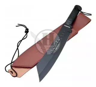 Machete Tactico Rambo Iv Master Cutlery Hoja Completa Funda