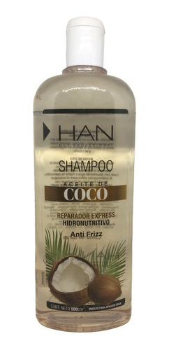Shampoo Con Aceite De Coco X500ml - Han