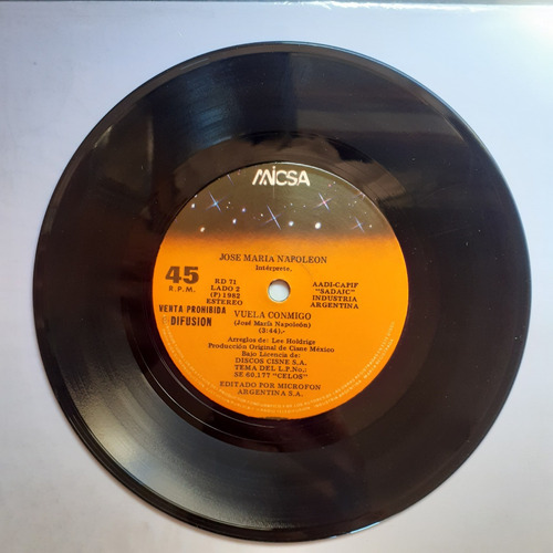 Vinilo Simple - Jose Maria Napoleon (dejame - Vuela Conmigo) (Usado)