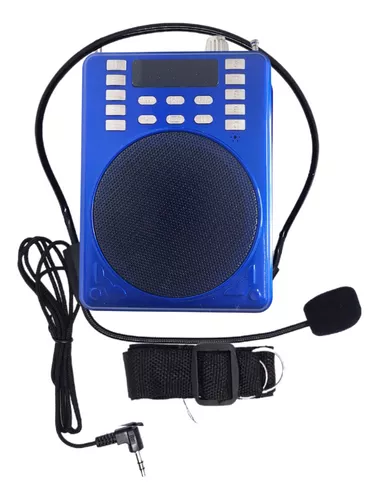 Microfono Inalambrico Vincha Parlante Portatil Karaoke Fm Bt
