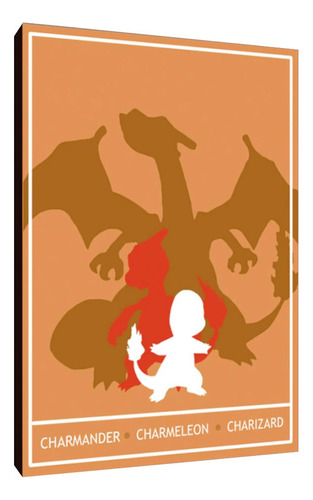 Cuadros Poster Pokemon Charmander Evolucion Xl 33x48 (chm 3)