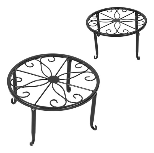Soporte Para Plantas De Hierro Forjado Para Interiores Y Ext