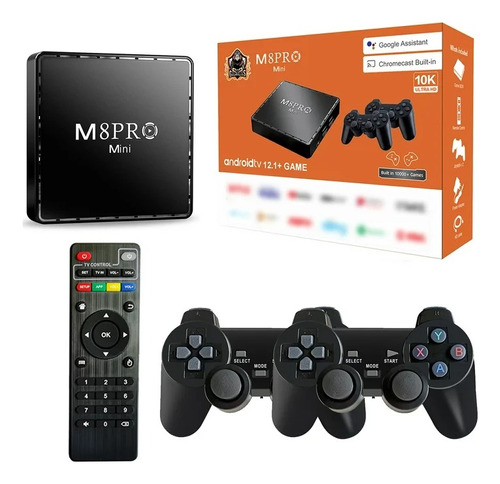 Android Tv Con Juegos Retro 10.000 Controles Inalambricos