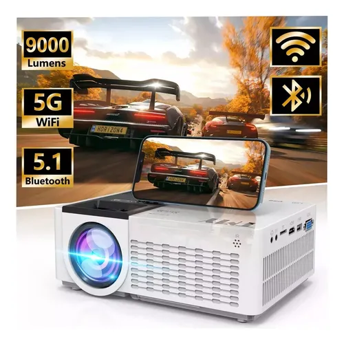 Tmy Proyector Wifi 5g Con Bluetooth 5.1 Pt-06 9500 Lumens