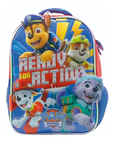 Mochila Paw Patrol 30cm Escolar Espalda 12 Jardin Canina