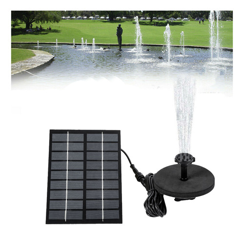 Bomba De Fuente Con Panel Solar Para Piscina, Estanque, Jard