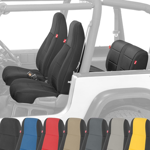 Juego De Fundas De Asiento De Neopreno Para Jeep Yj Wrangler