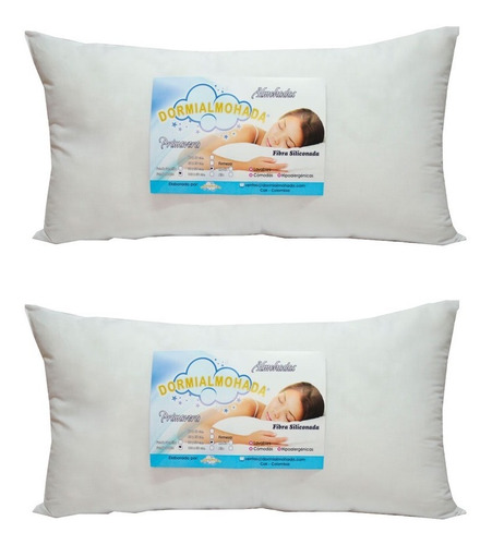 Protector Colchón Cama Semidoble +2 Almohadas 70x50cm