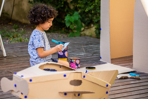 Imagen 7 de 10 de Kit Juego Didáctico Atornillados 50 Piezas Construccion