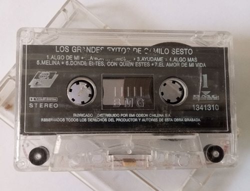 Los Grandes Exitos De Camilo Sesto Cassette (sin Carátula)