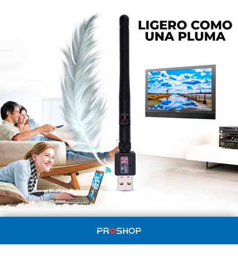 Imagen 9 de 10 de Adaptador Antena Usb Wifi Mini St-wi1 150 Mbps Plug & Play