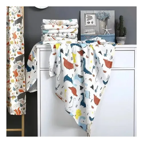 Tuto Muselina Manta De Algodón Bebes Orgánico 120cm X 120cm