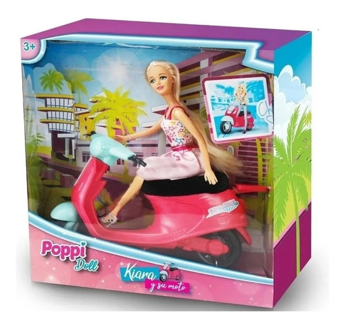 Poppi Doll Kiara Y Su Moto B089 Pido Gancho