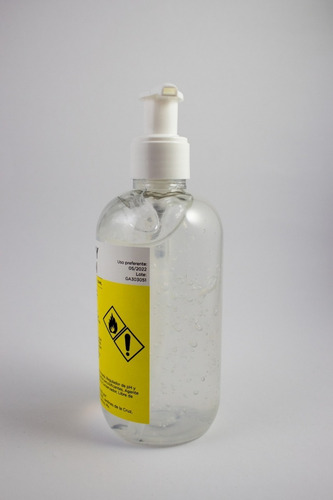 Gel Antibacterial 250ml Alcohol 70% Con Dispensador