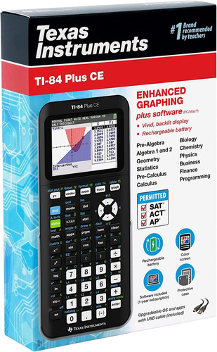 Calculadora Grafica Texas Instruments Ti-84 Plus Ce Color