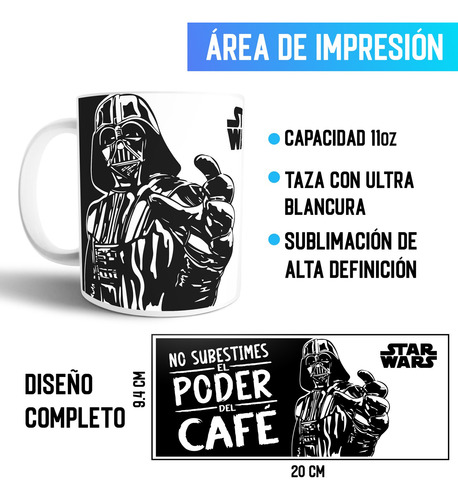 Taza Para Café Tipo Star Wars Darth Vader