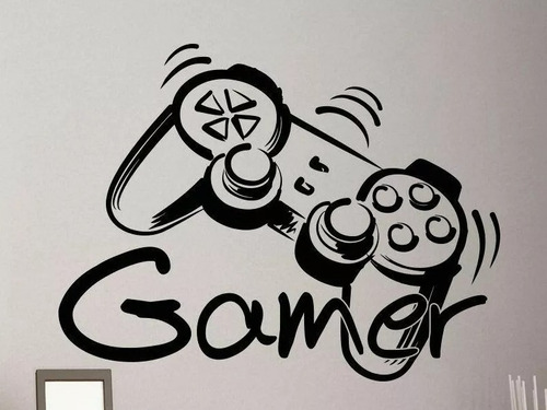 Vinilo Decorativo Control Gamer Pared Mas Diseños