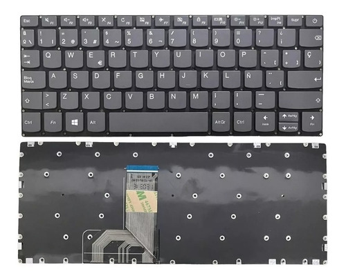 Teclado De Portátil Compatible Lenovo Flex 6-11igm Con Power