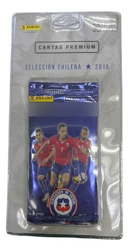 Blister Cartas Premium 5 Sobres Selección Chilena 2015