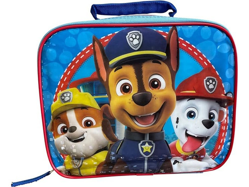 Fast Forward Bolsa Almuerzo Aislada Paw Patrol Azul Rojo