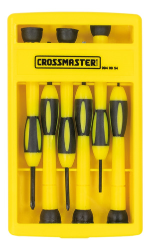 Juego De 6 Destornilladores Para Electrónica Crossmaster