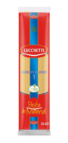 Fideos Lucchetti,cabello Largo 400gr (3 Unid)super