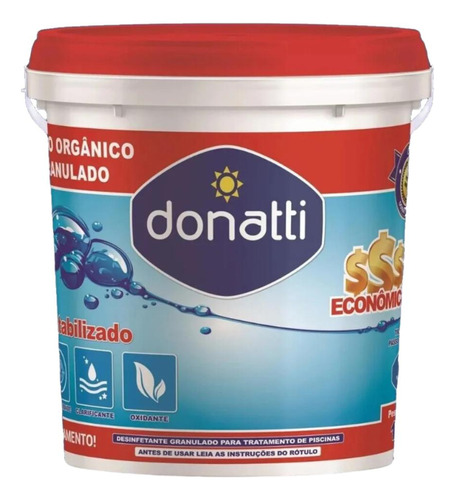 Cloro Orgânico Granulado Econômico Donatti - 10 Kg