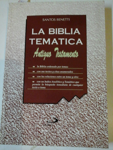 La Biblia Tematica - Antiguo Testamento - S. Benetti - L22 