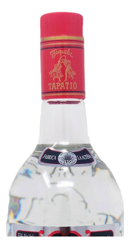 Caja De 12 Tequila Tapatio 110 Blanco 1 L
