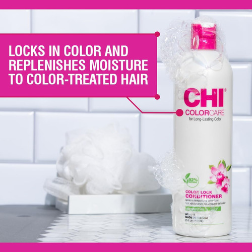 Condicionador Chi Colorcare Color Lock, Bloqueia A Cor E Rea
