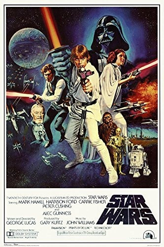 Star Wars  episodio Iv Nueva Esperanza  póster De La Pelíc