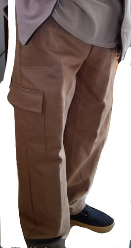 Pantalon Cargo Con Elastico En Cintura  Fabrica Gabardina