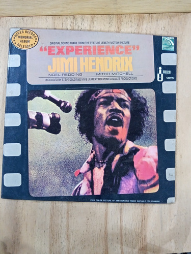 Lp Vinil Jimi Hendrix Experience - Tso Do Filme - Lp