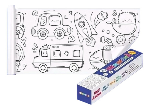 Cuadros Living Colorear Dibujo Para Niños Stickers Pegatinas