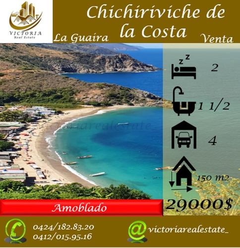 Imagen 1 de 9 de Casa En La Guaira Chichiriviche De La Costa