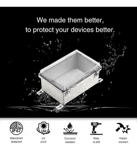 Caja De Conexiones Tapa Transparente Y Cierre De Acero ...