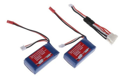 Batería De 7.4v 1100mah Con Cable Usb Para Wltoys A949 A959
